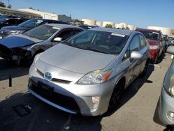 Salvage cars for sale at Martinez, CA auction: 2015 Toyota Prius