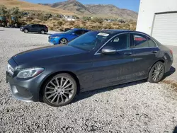 Salvage cars for sale at Reno, NV auction: 2015 Mercedes-Benz C 400 4matic