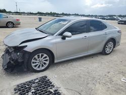 Salvage cars for sale at auction: 2022 Toyota Camry LE