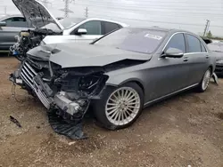 Salvage cars for sale at Elgin, IL auction: 2014 Mercedes-Benz S 550 4matic