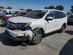 Honda salvage cars for sale: 2021 Honda Pilot EX