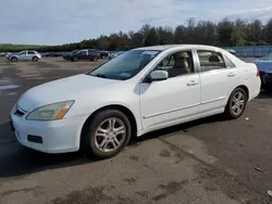 Salvage cars for sale at Brookhaven, NY auction: 2007 Honda Accord EX