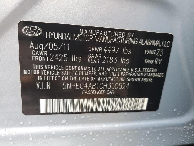 2012 Hyundai Sonata SE