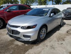 Chevrolet salvage cars for sale: 2016 Chevrolet Malibu LT