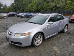 Acura salvage cars for sale: 2005 Acura TL