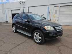 Mercedes-Benz m-Class salvage cars for sale: 2008 Mercedes-Benz ML 350