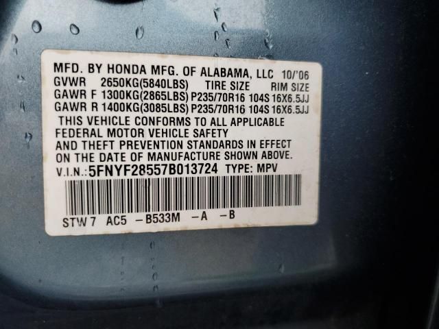 2007 Honda Pilot EXL