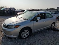 Salvage cars for sale at Wayland, MI auction: 2012 Honda Civic LX