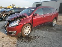 Salvage cars for sale at Kansas City, KS auction: 2015 Chevrolet Traverse LT