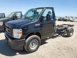 Salvage trucks for sale at Fresno, CA auction: 2024 Ford Econoline E350 Super Duty Cutaway Van