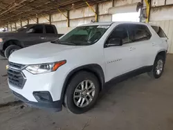 Chevrolet salvage cars for sale: 2019 Chevrolet Traverse LS