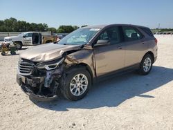 Salvage cars for sale at New Braunfels, TX auction: 2018 Chevrolet Equinox LS