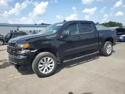 Salvage cars for sale at Pennsburg, PA auction: 2021 Chevrolet Silverado K1500 Custom