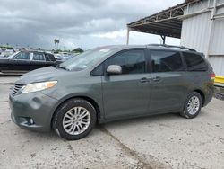 Toyota salvage cars for sale: 2013 Toyota Sienna XLE