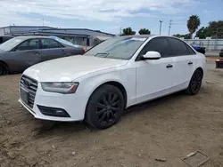 Salvage cars for sale from Copart San Diego, CA: 2013 Audi A4 Premium