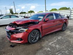 Carros salvage para piezas a la venta en subasta: 2022 Honda Accord EXL