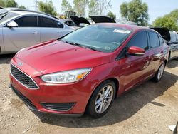 Salvage cars for sale at Elgin, IL auction: 2016 Ford Focus SE