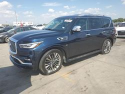 Infiniti salvage cars for sale: 2020 Infiniti QX80 Luxe