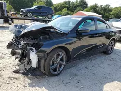 Salvage cars for sale at Mendon, MA auction: 2024 Audi A3 Premium Plus