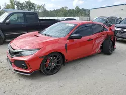 Salvage cars for sale at Spartanburg, SC auction: 2018 Honda Civic TYPE-R Touring