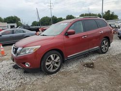 Salvage cars for sale at Columbus, OH auction: 2014 Nissan Pathfinder S