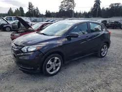 Salvage cars for sale at Graham, WA auction: 2017 Honda HR-V LX