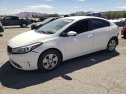 Salvage cars for sale at Las Vegas, NV auction: 2017 KIA Forte LX