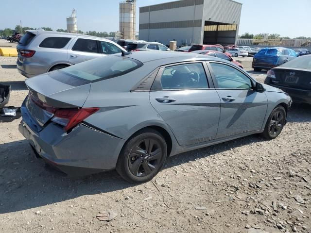 2021 Hyundai Elantra Blue