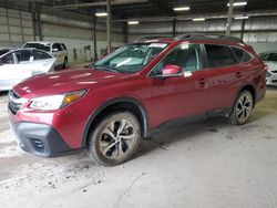 Salvage cars for sale at Des Moines, IA auction: 2021 Subaru Outback Limited