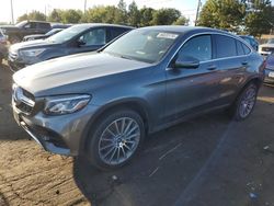 Flood-damaged cars for sale at auction: 2018 Mercedes-Benz GLC Coupe 300 4matic