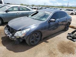 Salvage cars for sale at Tucson, AZ auction: 2013 Infiniti G37 Base