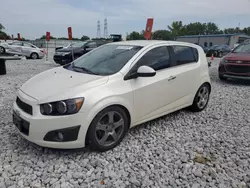 Chevrolet salvage cars for sale: 2015 Chevrolet Sonic LTZ