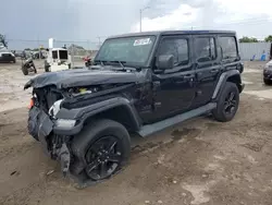 Jeep Wrangler Unlimited Sahara salvage cars for sale: 2020 Jeep Wrangler Unlimited Sahara