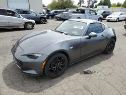 Salvage cars for sale at Woodburn, OR auction: 2018 Mazda MX-5 Miata Grand Touring