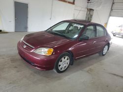 Honda salvage cars for sale: 2002 Honda Civic EX