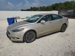 Ford salvage cars for sale: 2018 Ford Fusion TITANIUM/PLATINUM HEV