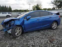 Salvage cars for sale at Windsor, NJ auction: 2017 Chevrolet Cruze LT