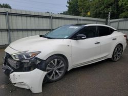 Salvage cars for sale at Shreveport, LA auction: 2016 Nissan Maxima 3.5S