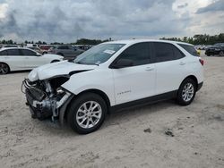 Salvage cars for sale at Houston, TX auction: 2020 Chevrolet Equinox LS