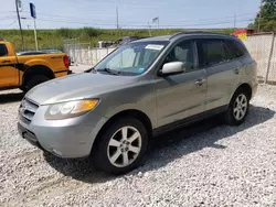 Salvage cars for sale at Northfield, OH auction: 2007 Hyundai Santa FE SE