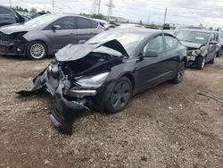 Salvage cars for sale at Elgin, IL auction: 2023 Tesla Model 3