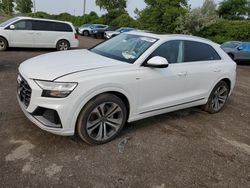 Flood-damaged cars for sale at auction: 2022 Audi Q8 Premium Plus S-Line