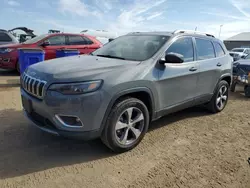 Salvage cars for sale at Brighton, CO auction: 2020 Jeep Cherokee Limited