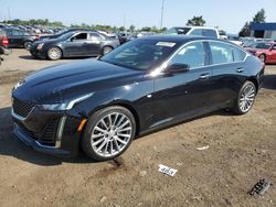 Salvage cars for sale at Woodhaven, MI auction: 2020 Cadillac CT5 Premium Luxury