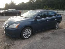 Salvage cars for sale at Savannah, GA auction: 2015 Nissan Sentra S