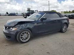 Salvage cars for sale at Miami, FL auction: 2011 BMW 128 I