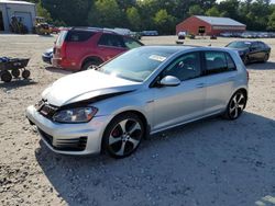 Salvage cars for sale at Mendon, MA auction: 2016 Volkswagen GTI S/SE