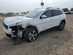 Salvage cars for sale from Copart Davison, MI: 2020 Jeep Cherokee Limited