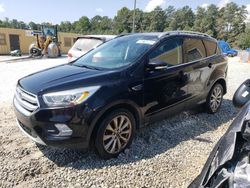 Salvage cars for sale at Ellenwood, GA auction: 2017 Ford Escape Titanium