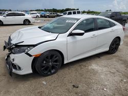 Salvage cars for sale at West Palm Beach, FL auction: 2021 Honda Civic Sport